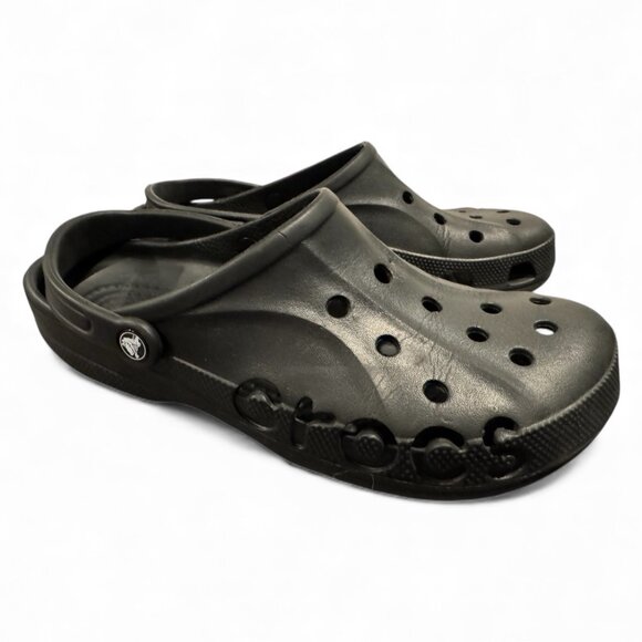 Black Crocs – Men’s Size 12 – Excellent Condition Fun Cutout - Picture 1 of 7